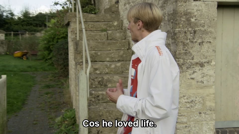 This Country S01E02 meme — “Cos he loved life.”